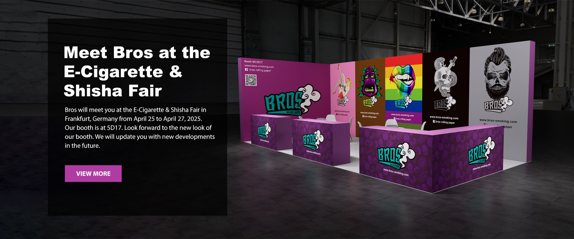 Meet Bros at the E-Cigarette & Shisha Fair